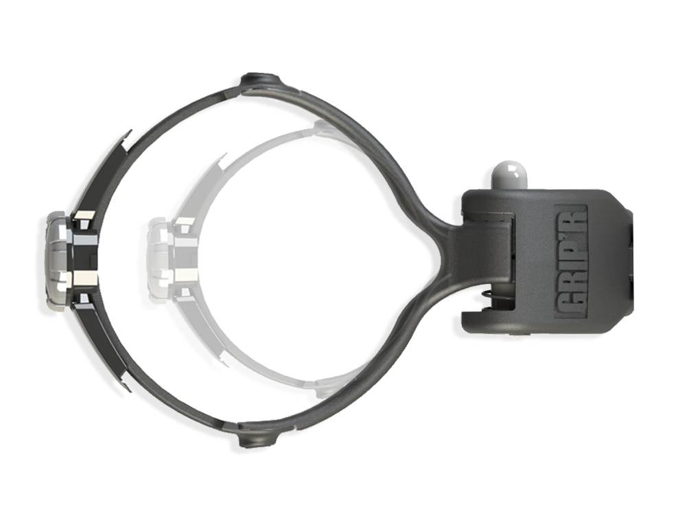 GRIP'R  - Drink Holder / Tumbler Handle.  2.5" to 4" Dia. Containers. 12 - 40oz.