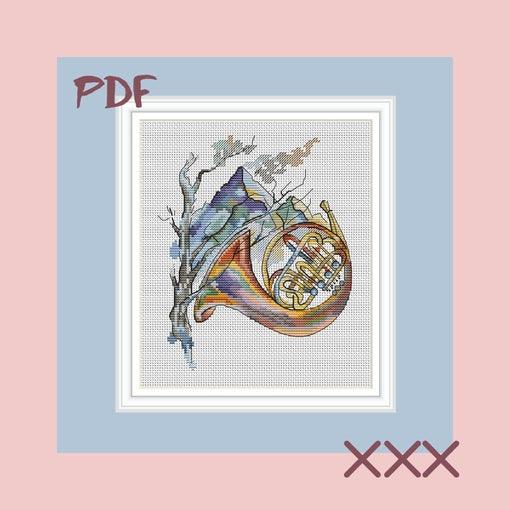Music Of The Mountains - PDF Cross Stitch Pattern
